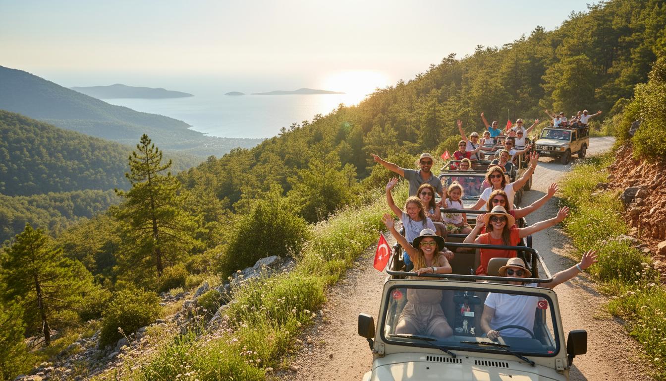 Family-friendly Alanya jeep safari